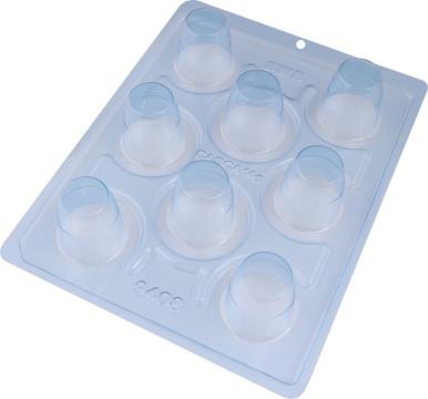 Forma ciocolata Cana pentru mousse, 3 parti, 8 cavitati
