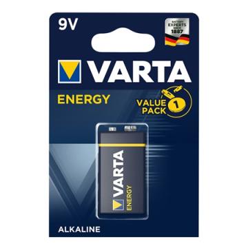 Baterie alcalina 9V blister 1 buc Varta