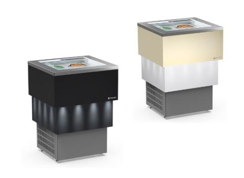 Vitrina pentru gelaterie cu racire statica si ventilatie de la Horecons Profesional Srl