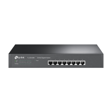Switch 8 porturi RJ45 Gigabit, Unmanaged, 1U - TP-Link TL-SG