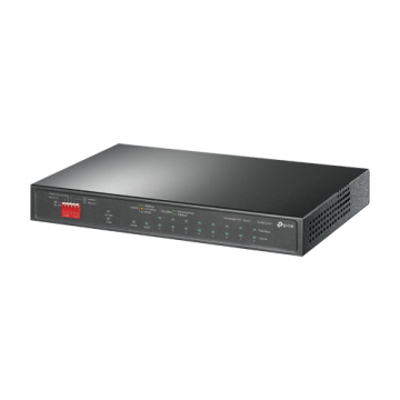 Switch 8 x RJ45 Gigabit PoE, 1 x RJ45 Gigabit, Buget PoE 63W