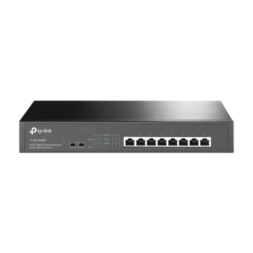 Switch 8 x RJ45 Gigabit PoE, Buget PoE 153W, Unmanaged
