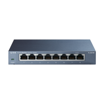Switch TL-SG108, 8 porturi RJ45 Gigabit, Unmanaged