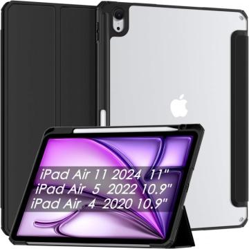 Husa iPad Pro 11 inch M4 2024, cu suport pentru creion de la Molifag Srl