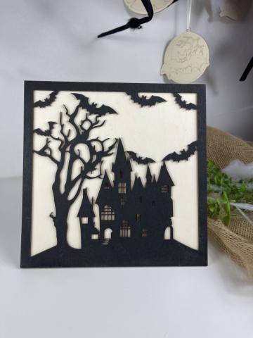 Tablou Castelul bantuit Hallowen