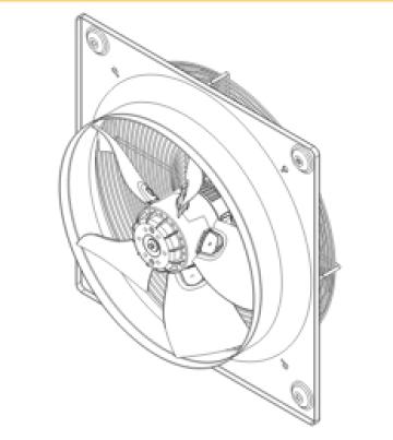 Ventilator axial HXTR/6-500 de la Ventdepot Srl