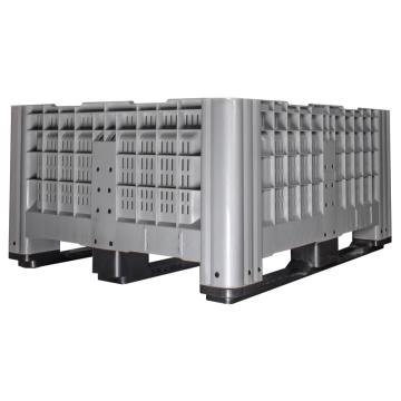 Boxpalet perforat cu 6 picioare 450litri de la Legolas Srl.