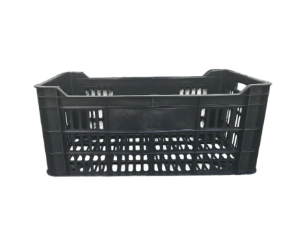 Naveta plastic A112 600x400x250mm HDPE neagra
