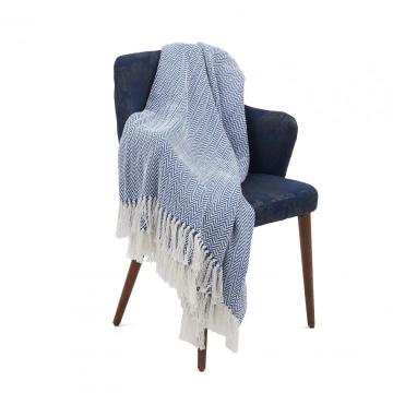 Cuvertura pled 160x200 cm Zig blue de la Eve Nasia S.r.l