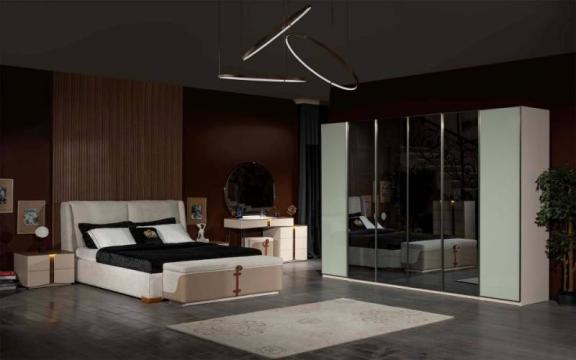 Dormitor Olinda cu pat de 180x200cm varianta 2