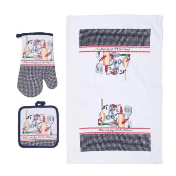 Set prosoape bucatarie format din 3 piese Kitchen