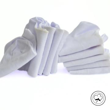 Sosete albe scurte din bumbac pieptanat fara cusatura de la Sockspoint Srl
