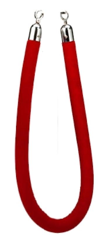 Cordon pentru stalpi delimitare, 145cm, rosu