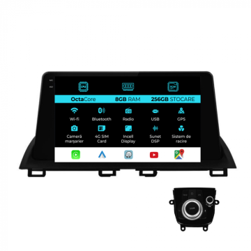 Navigatie dedicata Mazda 3 (2013-2018), 9 inch, 8Gb Ram, 256