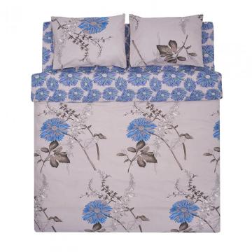 Lenjerie de pat Heinner dubla din 100% bumbac, 132TC, Flo