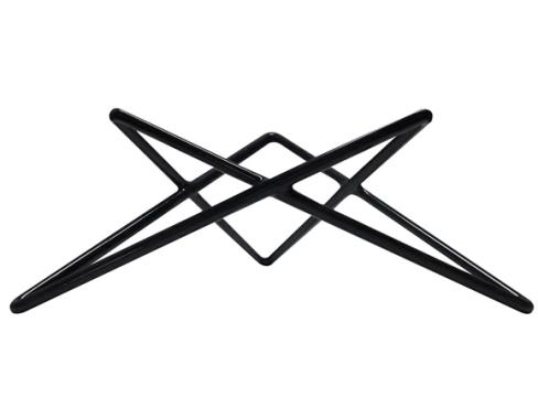 Stand prezentare non-alunecare Raki Star, 30x30xh10cm, metal
