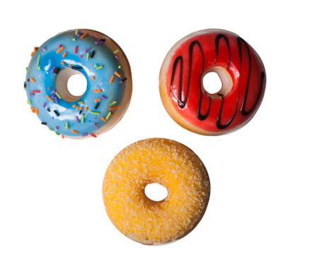 Decoratiune Gogoasa Dunkin Donuts cu magnet Raki D5,5xh2,5cm de la Kalina Textile SRL