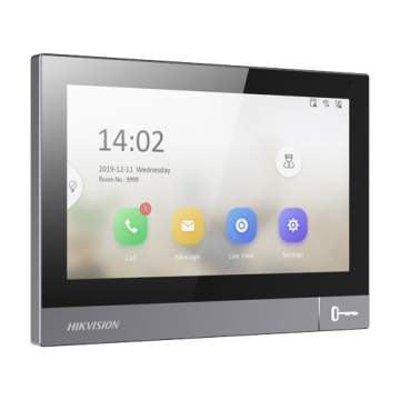Monitor videointerfon TCP IP, IPS LCD 7 inch touch screen de la Big IT Solutions