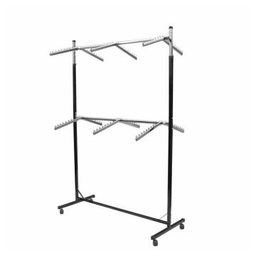 Stender negru E-525 cu 12 suporti de expunere