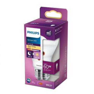Bec LED cu senzor de lumina Philips A60, EyeComfort, E27 de la Eve Nasia S.r.l