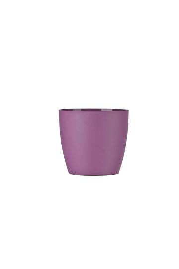 Ghiveci Aga mat plastic, 18x16cm, violet mat
