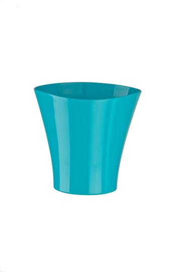 Ghiveci Fala plastic, 16,5x15,5cm, turquoise
