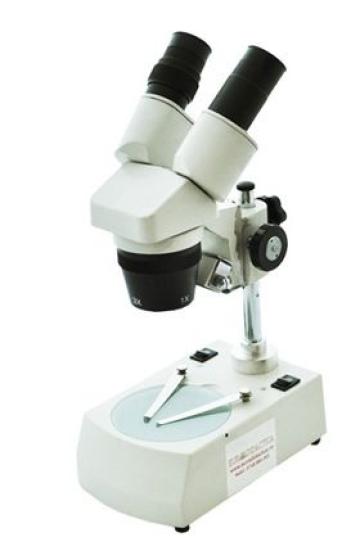 Microscop stereoscopic, mariere 20X si 40X