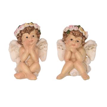 Set 2 ingerasi polirasina, 4.6x5.2x6.1cm