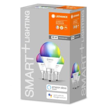 Becuri LED RGB inteligent Ledvance SMART+ WiFi Mini Bulb