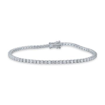 Bratara Tennis din aur alb 18K cu diamante naturale de la Sandra Ferretti Srl