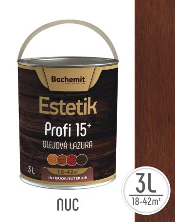 Lazura lemn Estetik Profi 3L nuc - protectie avansata UV de la Deposib Expert Srl