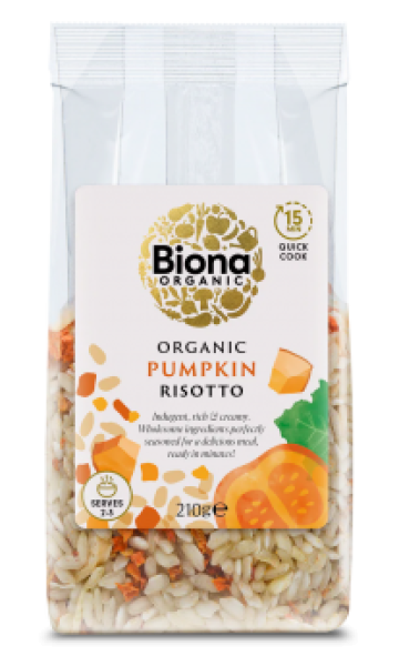 Risotto cu dovleac bio 210g Biona