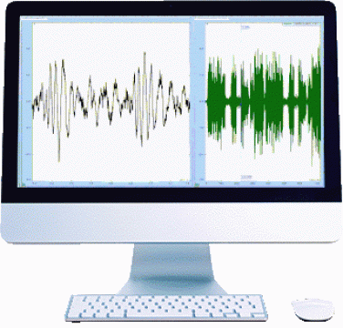 Software de inregistrare cu forma de unda de timp