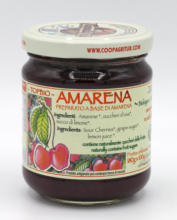 Dulceata acrisoara din visine eco, 210 gr