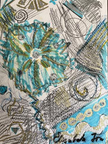 Tablou Blue Flower