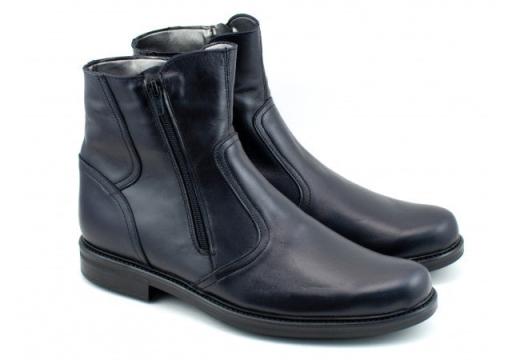 Ghete barbati piele naturala negre casual-elegante de la Deprobat.ro