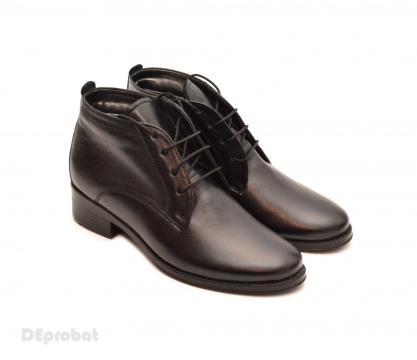 Ghete elegante dama piele naturala negre G30 de la Deprobat.ro