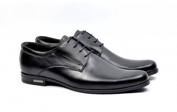 Pantofi barbati piele naturala negri casual-eleganti de la Deprobat.ro