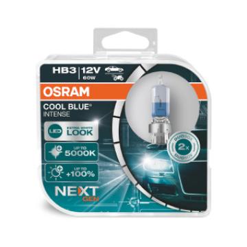 Set 2 becuri 12v hb3 60 w cool blue intense nextgen osram de la Auto Care Store Srl