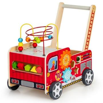 Antemergator educational cu blocuri din lemn Ecotoys TL09025 de la Montana Imobiliare Srl