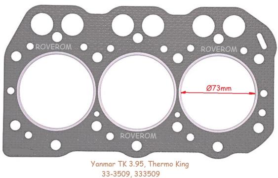 Garnitura chiuloasa Yanmar TK3.95, Thermo King