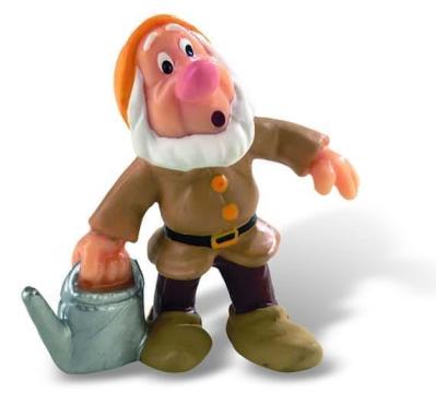 Jucarie figurina din Alba ca Zapada Piticul Sneezy de la Montana Imobiliare Srl