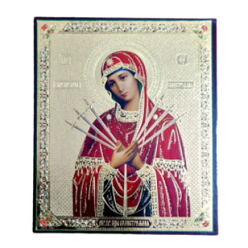 Litografie pe MDF 10/12 - MD cu sapte sageti (3)