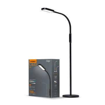Lampa de podea LED dimabila Videx-Floor-Lamp-Tokyo-Black de la Casa Cu Bec Srl