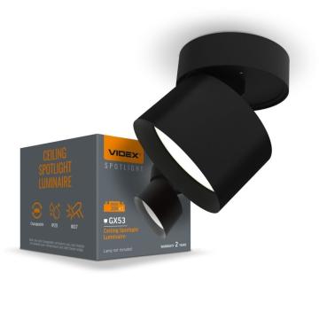 Spot de tavan Videx pentru lampa GX53 VL-SPF18B-B de la Casa Cu Bec Srl