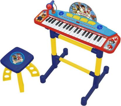 Jucarie Keyboard electronic cu microfon, scaunel Paw Patrol de la Montana Imobiliare Srl