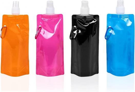 Sticle pliabile reutilizabile din plastic pentru lichide