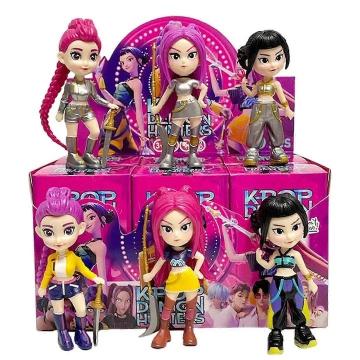 Figurina jucarie K-pop Demon Hunter Mistery Box Eroinele Pop de la Saralma Shop Srl