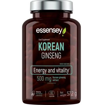 Supliment alimentar Korean Ginseng 90 capsule, Essensey de la Krill Oil Impex Srl