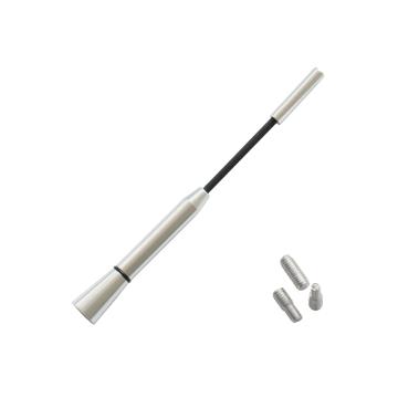 Antena auto exterior cromata 15.8 cm cu 3 adaptoare de la Auto Care Store Srl